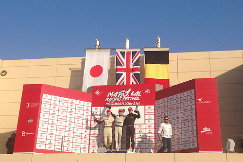 Sam Dejonghe podium Bahrein